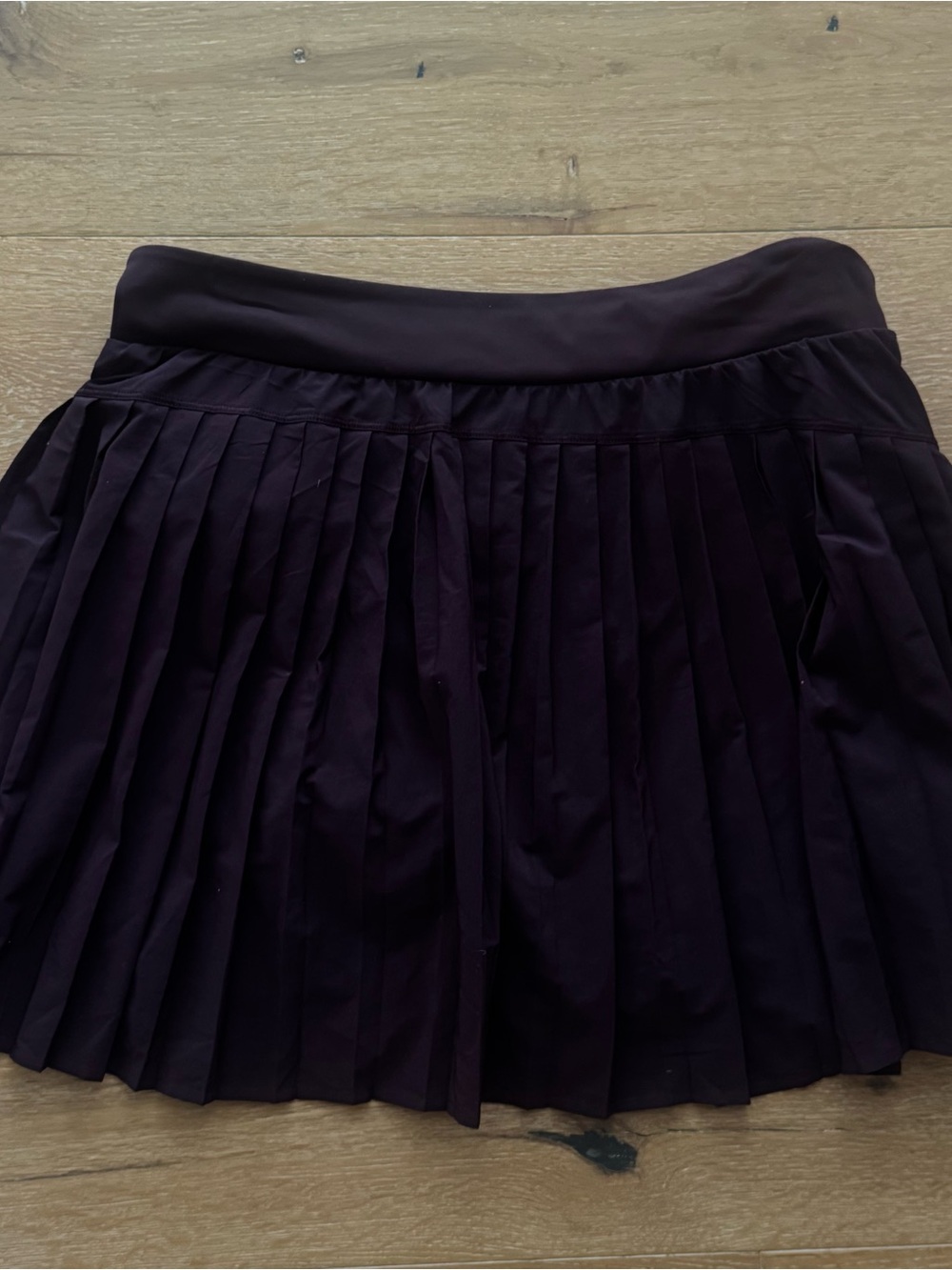Spanx Get Moving Dark Fig Pleated Skirt Short Slimming Shaping Size 1X - Picture 5 of 5